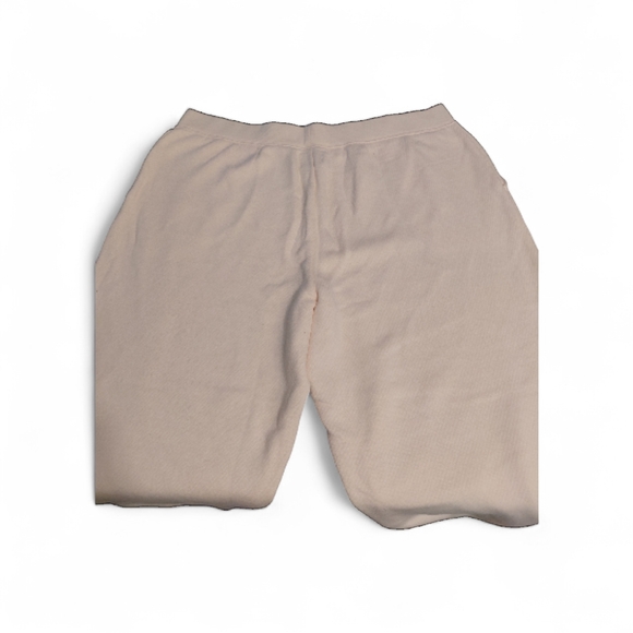 Madewell MWL Cropped Sweatpants Joggers Cream Ivory 2X XXL Plus NWT - Picture 3 of 8